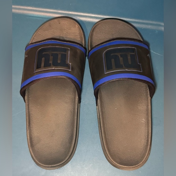 Nike Offcourt Slides - NY Giants - Size 8 - Picture 2 of 7